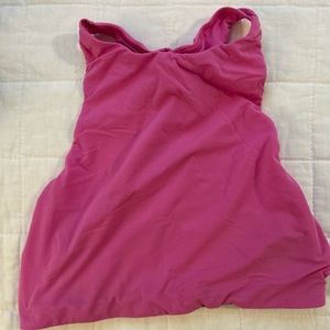 Skims Fits Everybody Highneck Racerback Bralette. Pink. Size S.